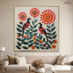 Tribal Bloom Canvas Wall Art - Image 8