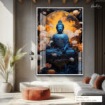 Dhyana Mudra Acrylic Wall Art - Image 8
