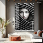 Abstract Woman Acrylic Wall Art - Image 8