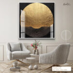 Golden Eclipse Acrylic Wall Art - Image 8