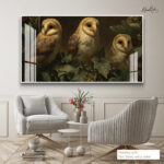 The Midnight Owls Acrylic Wall Art - Image 8
