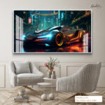 The Midnight Car Acrylic Wall Art - Image 8