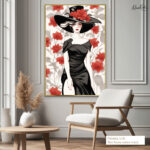 Noir Elegance Canvas Wall Art - Image 8