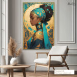 Azure Majesty Canvas Wall Art - Image 8