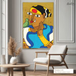 Modern Jamini Canvas Wall Art - Image 8