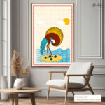 Folk Art Canvas Wall Art - Image 11