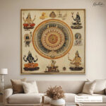 Sacred Wheel Canvas Wall Art - Image 9