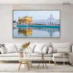 Majestic Golden Temple Canvas Wall Art - Image 9