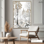 Whimsical Winter Canvas Wall Art - Image 9