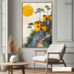 Golden Path Canvas Wall Art - Image 9