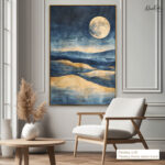 Indigo Sands Canvas Wall Art - Image 9