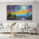Midnight Surge Canvas Wall Art - Image 9