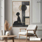 Lunar Silhouette Canvas Wall Art - Image 9