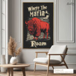 Wild Bison Spirit Canvas Wall Art - Image 9