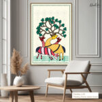 Harmony Under the Sacred Tree Canvas Wall Art - Image 9