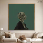 Stone Mosaic Muse Canvas Wall Art - Image 9