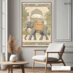 Majestic Maharaja Elephant Canvas Wall Art - Image 9