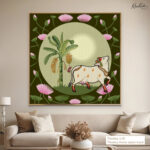 Kamadhenu Canvas Wall Art - Image 9