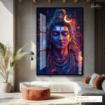 The Meditating Shiva Acrylic Wall Art - Image 9