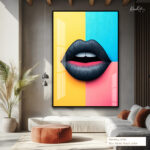 Pop Art Lips Acrylic Wall Art - Image 9
