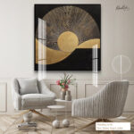 Golden Solstice Acrylic Wall Art - Image 9