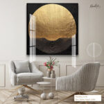 Golden Eclipse Acrylic Wall Art - Image 9