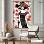 Noir Elegance Canvas Wall Art - Image 9