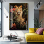 Lion King and Prince Acrylic Wall Art