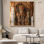 Majestic Indian Elephant Acrylic Wall Art