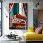 Royal Leopard Acrylic Wall Art