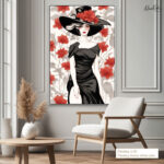 Noir Elegance Canvas Wall Art - Image 10