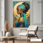 Azure Majesty Canvas Wall Art - Image 10