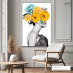 Citrus Bloom Muse Canvas Wall Art - Image 10