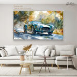 Emerald Speedster Canvas Wall Art - Image 10