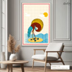 Folk Art Canvas Wall Art - Image 10