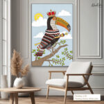 Folk Grandeur Canvas Wall Art - Image 10