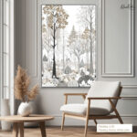 Whimsical Winter Canvas Wall Art - Image 10