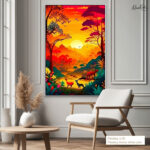 Jungle Majesty Canvas Wall Art - Image 10