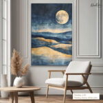Indigo Sands Canvas Wall Art - Image 10