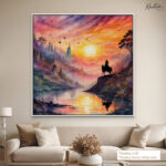 Twilight Fantasy Canvas Wall Art - Image 10