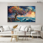 Midnight Bloom Canvas Wall Art - Image 10