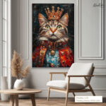 Regal Whimsy Canvas Wall Art - Image 10
