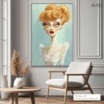 Retro Elegance Canvas Wall Art - Image 10