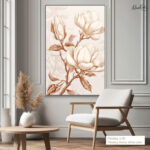 Serene Magnolias Canvas Wall Art - Image 10