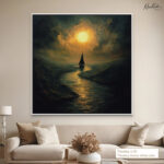 Golden Horizon Canvas Wall Art - Image 10