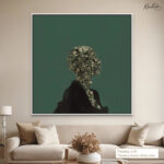 Stone Mosaic Muse Canvas Wall Art - Image 10