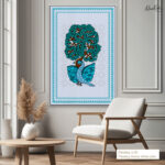 Teal Peacock Canvas Wall Art - Image 8