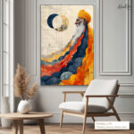 Celestial Waves Canvas Wall Art - Image 8