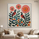 Tribal Bloom Canvas Wall Art - Image 10