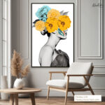 Citrus Bloom Muse Canvas Wall Art - Image 11